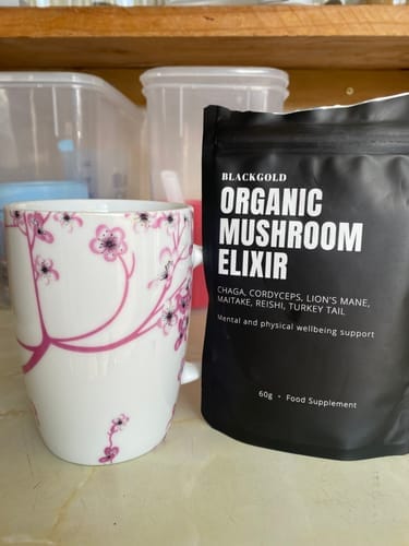 Customer photo review of Organic Mushroom Elixir Extract