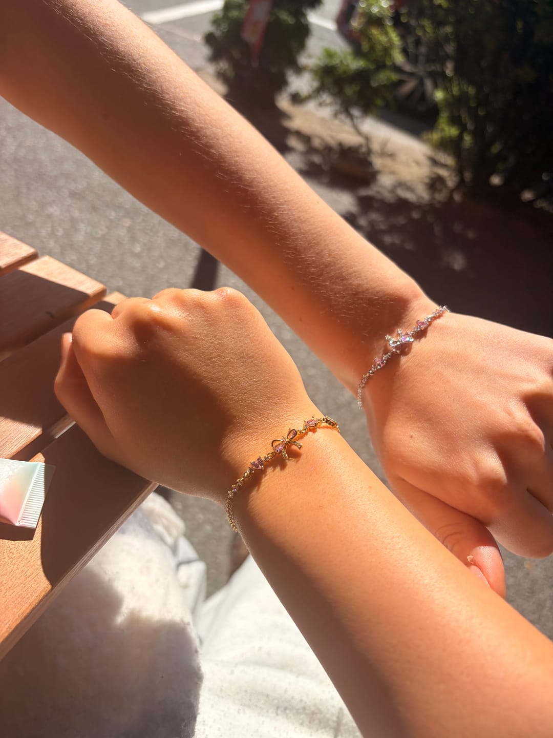 Customer photo review of Bow Bracelet