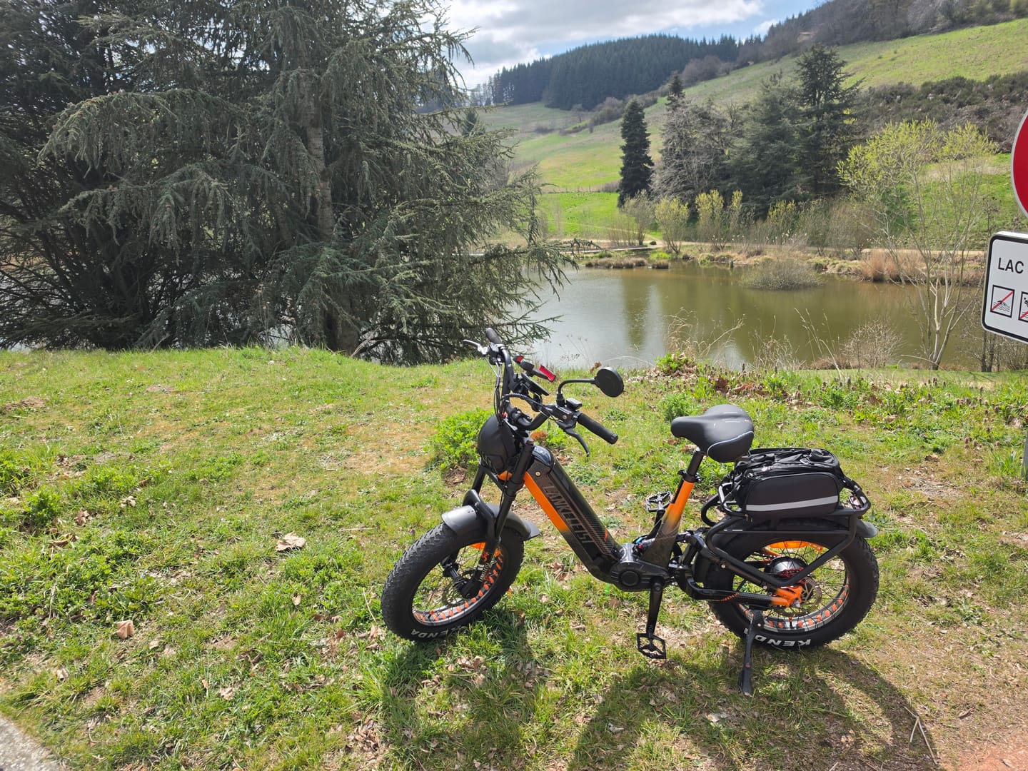 Customer photo review of Lankeleisi RX800 Plus 2025 Version 1000W 20" Fat Bike 960Wh Full Suspension Electric Bike with Torque Sensor 48V 20Ah Battery SUV E-Bike