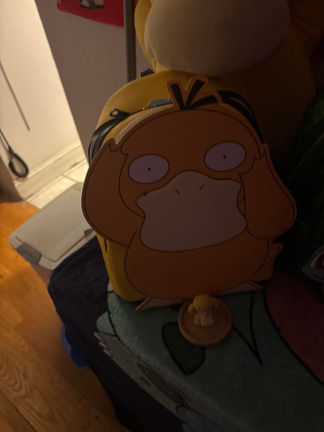 Customer photo review of Loungefly Pokemon Psyduck Cosplay Mini Backpack - 707 Street Exclusive