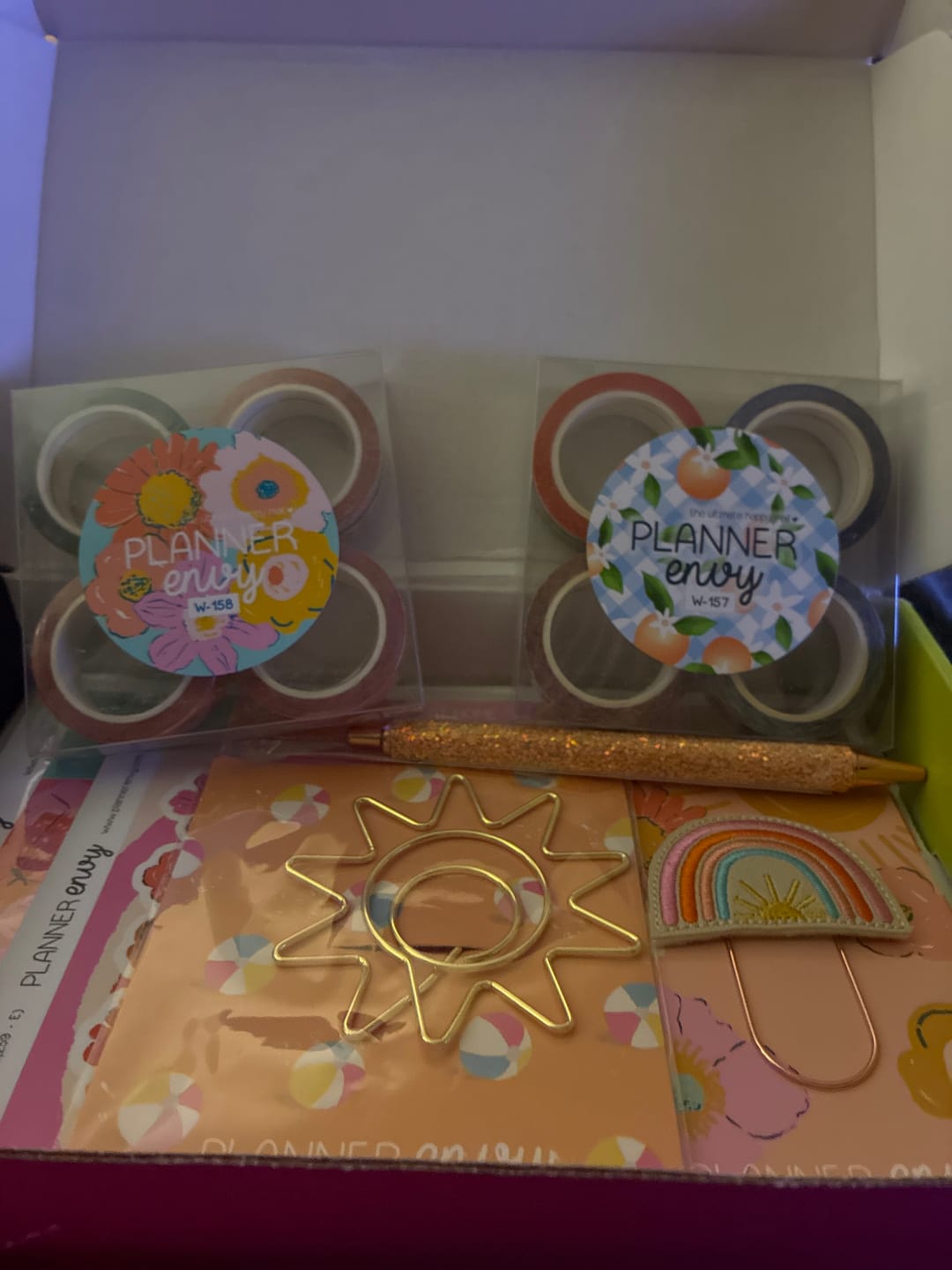 Customer photo review of Planner Sticker & Accessory Subscription + 2 Sets Washi/Month - #SUB003 - Sign up by the 20th to get the next box!