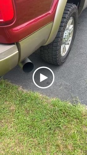 Customer photo review of Ford Powerstroke 6.7L 5" Downpipe-Back Race Exhaust (2011-2022)