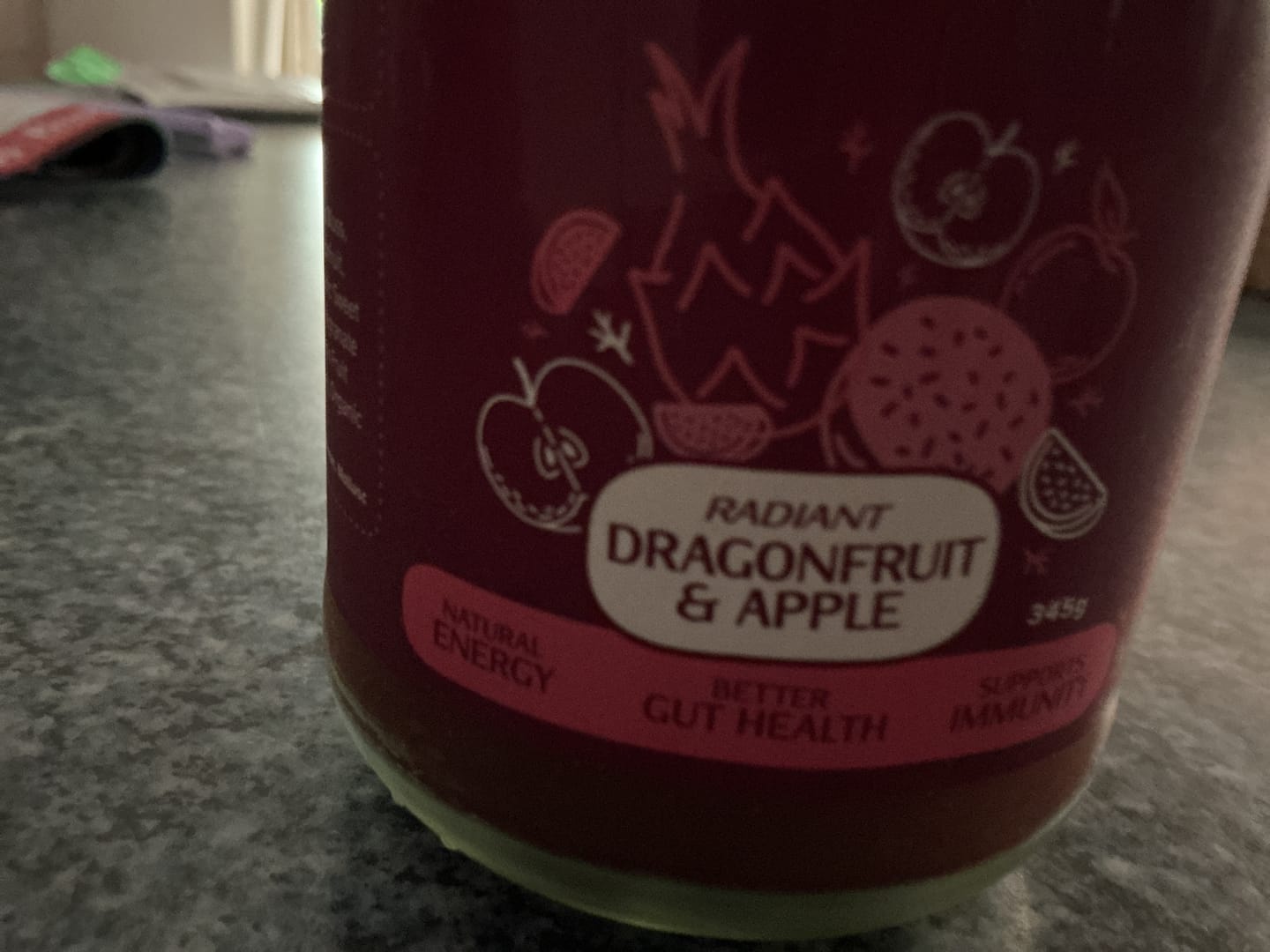 Customer photo review of Belo Sea Moss Gel - Dragonfruit & Apple