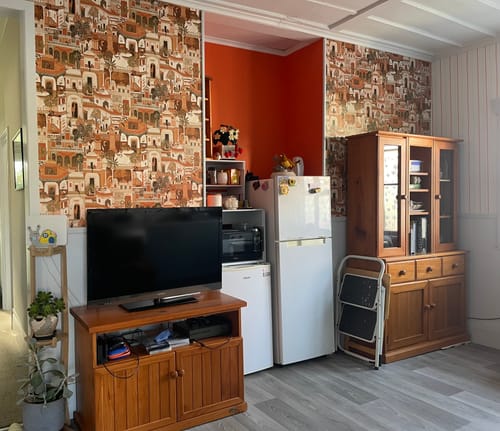 Customer photo review of Civita - Moroccan City with Jungle Wallpaper - Orange