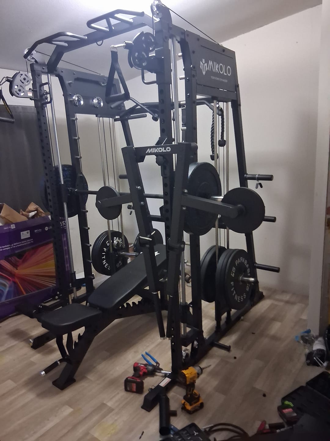 Customer photo review of Rack Mounted Lateral Raise