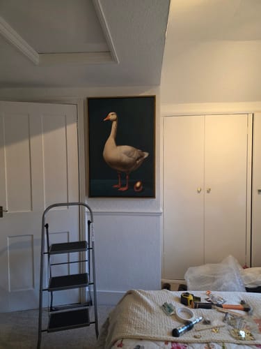 Customer photo review of Goose and Golden Egg Print