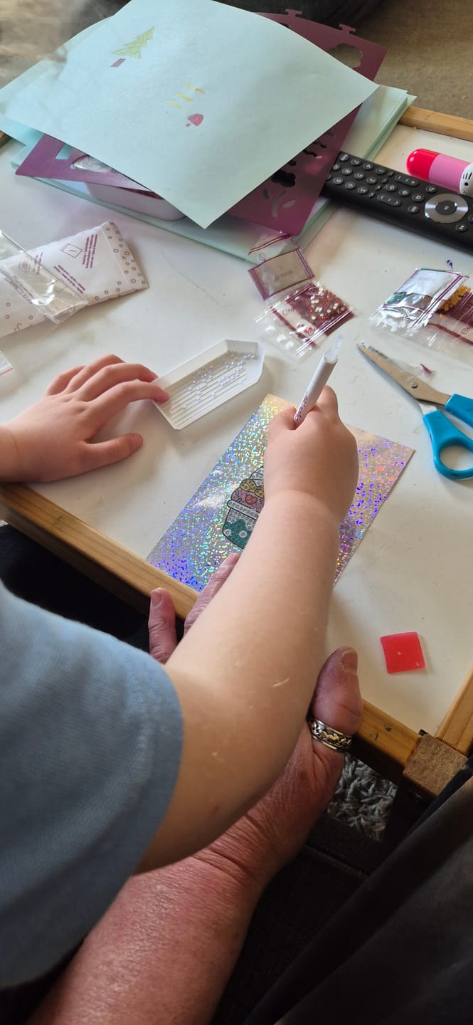 Customer photo review of Hello Kitty & Friends Crystal Art Sticker Album - Starter Pack