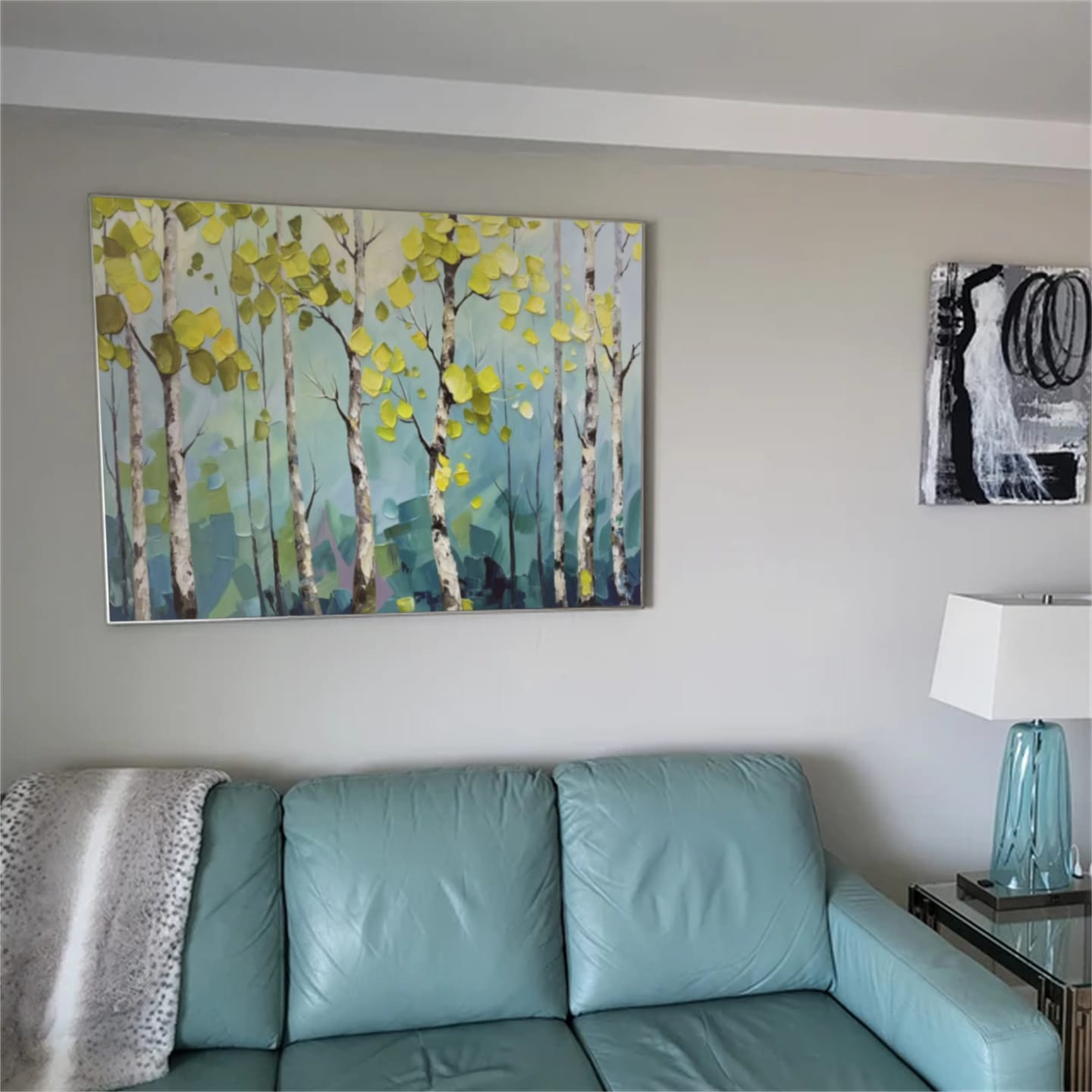 Customer photo review of Tree Textured Painting Canvas #TP007