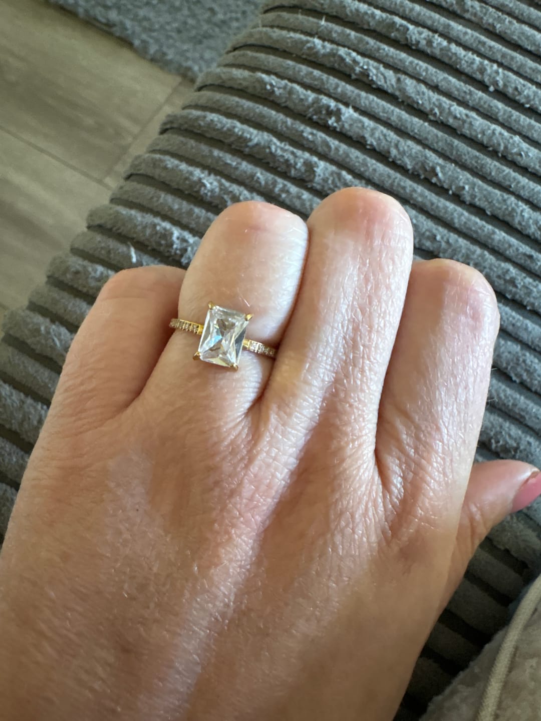 Customer photo review of Baguette Diamond | Ring