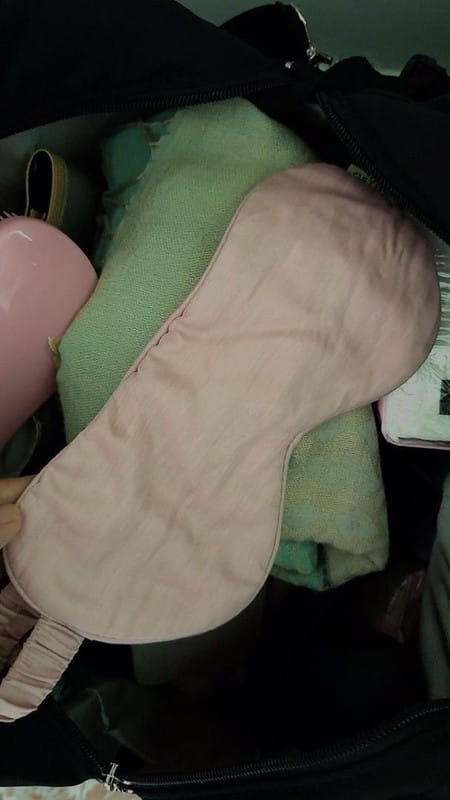 Customer photo review of Zero Carbon TENCEL™ Eye Mask