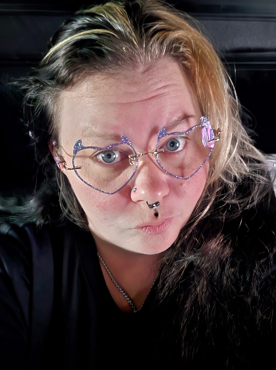 Customer photo review of Nox Eyeglasses