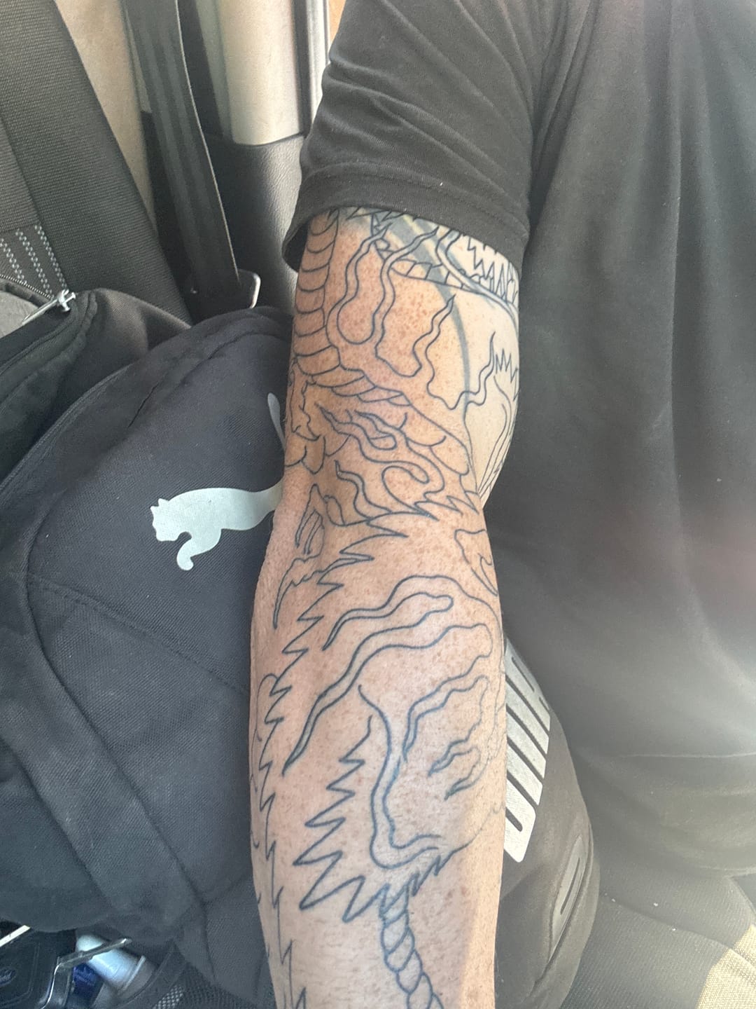 Customer photo review of TattooNumbx Tattoo Bundle