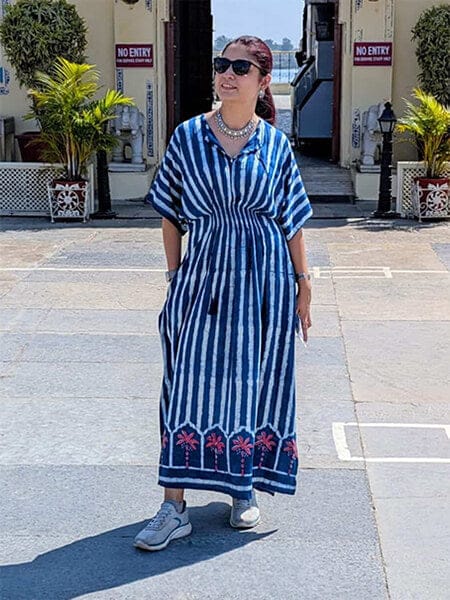 Customer photo review of Mrignayani Maxi Dress