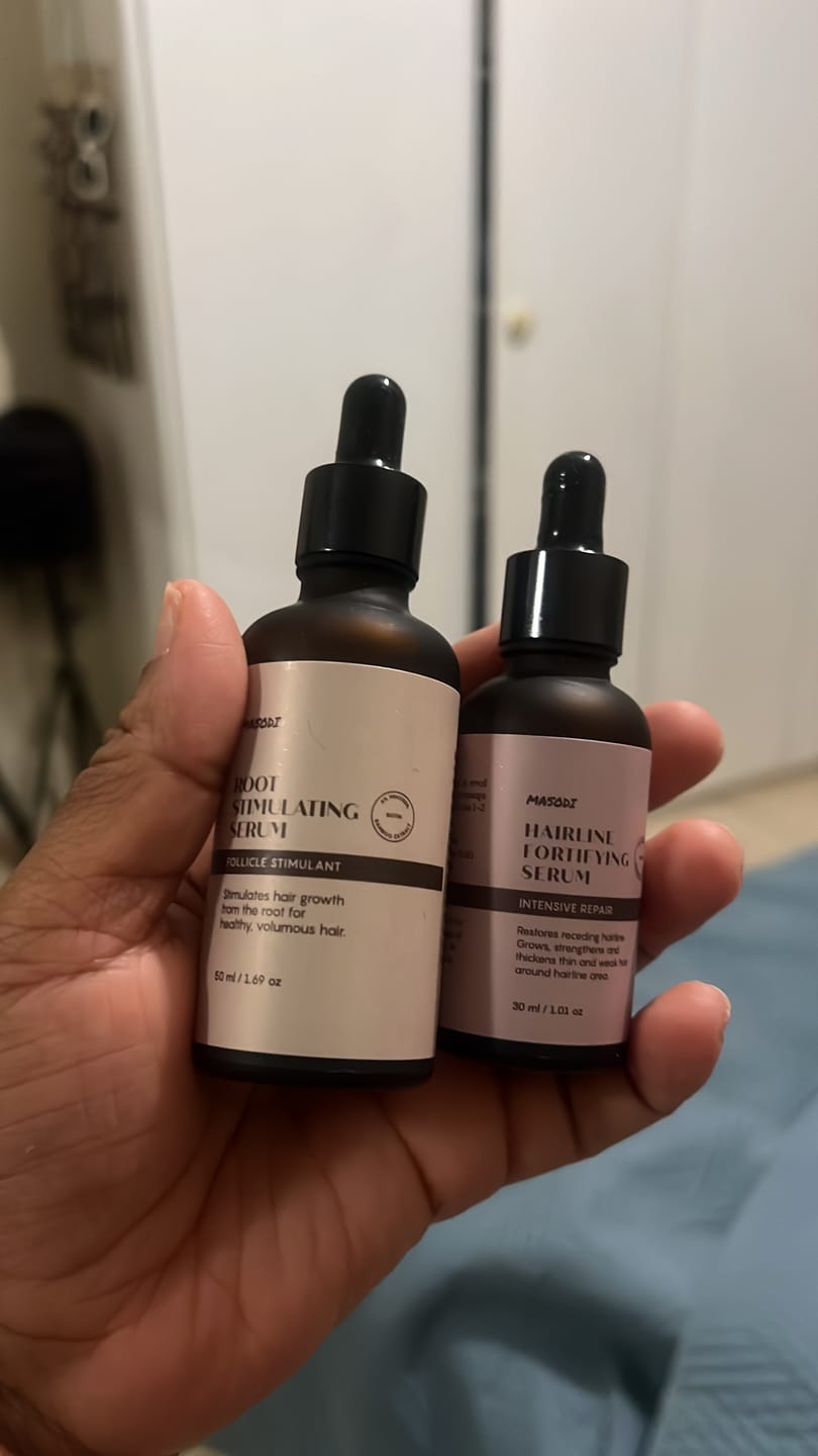 Customer photo review of Scalp Serum Set - Minoxidil