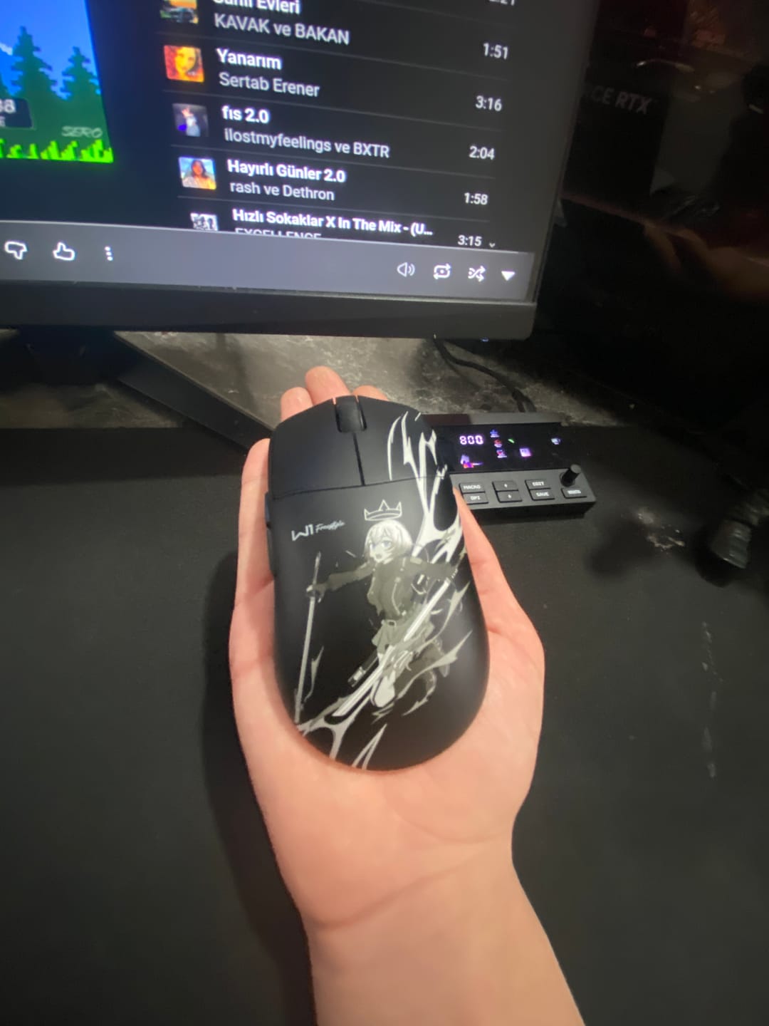Customer photo review of Wraith W1 için Hoverpad V3 Mouse Skate