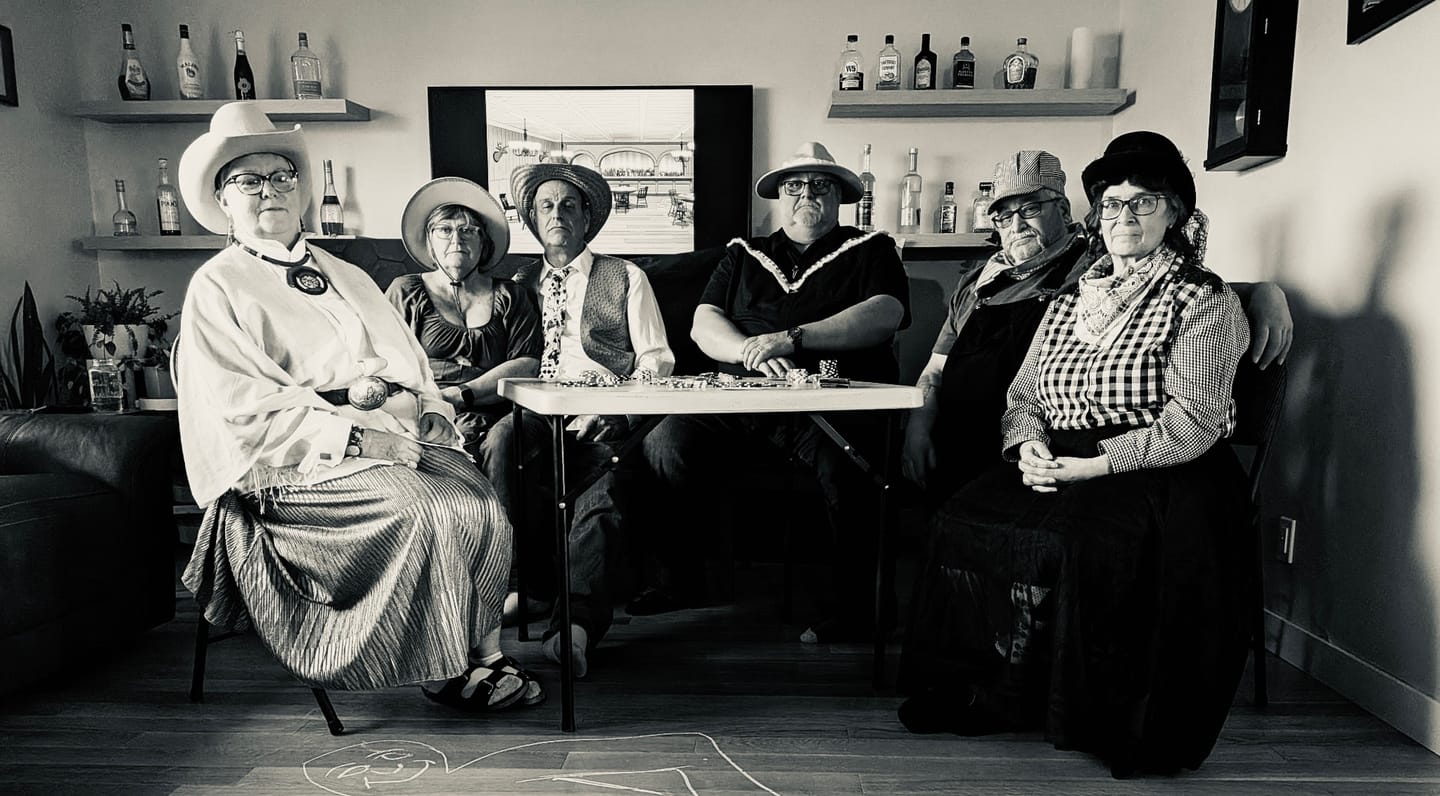 Customer photo review of Wild West Cowboy Murder Mystery Host Your Own Game Kit