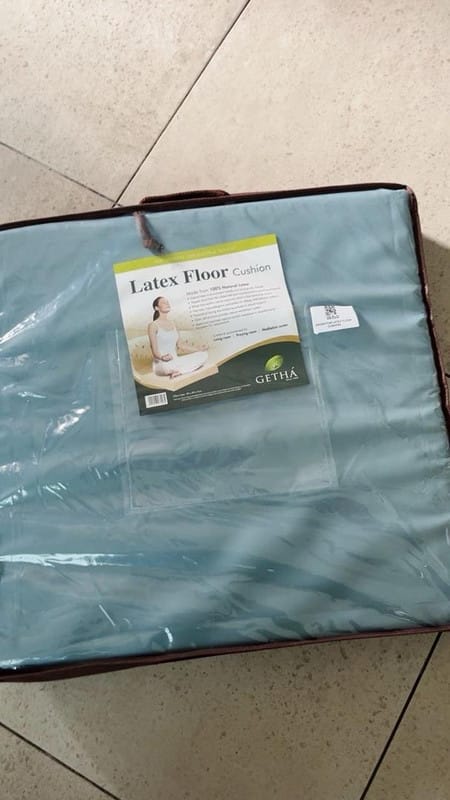 Customer photo review of Latex Floor Cushion
