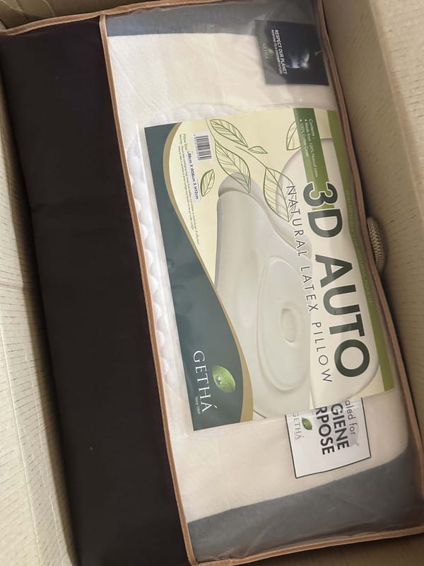 Customer photo review of Getha 3D Auto Latex Pillow