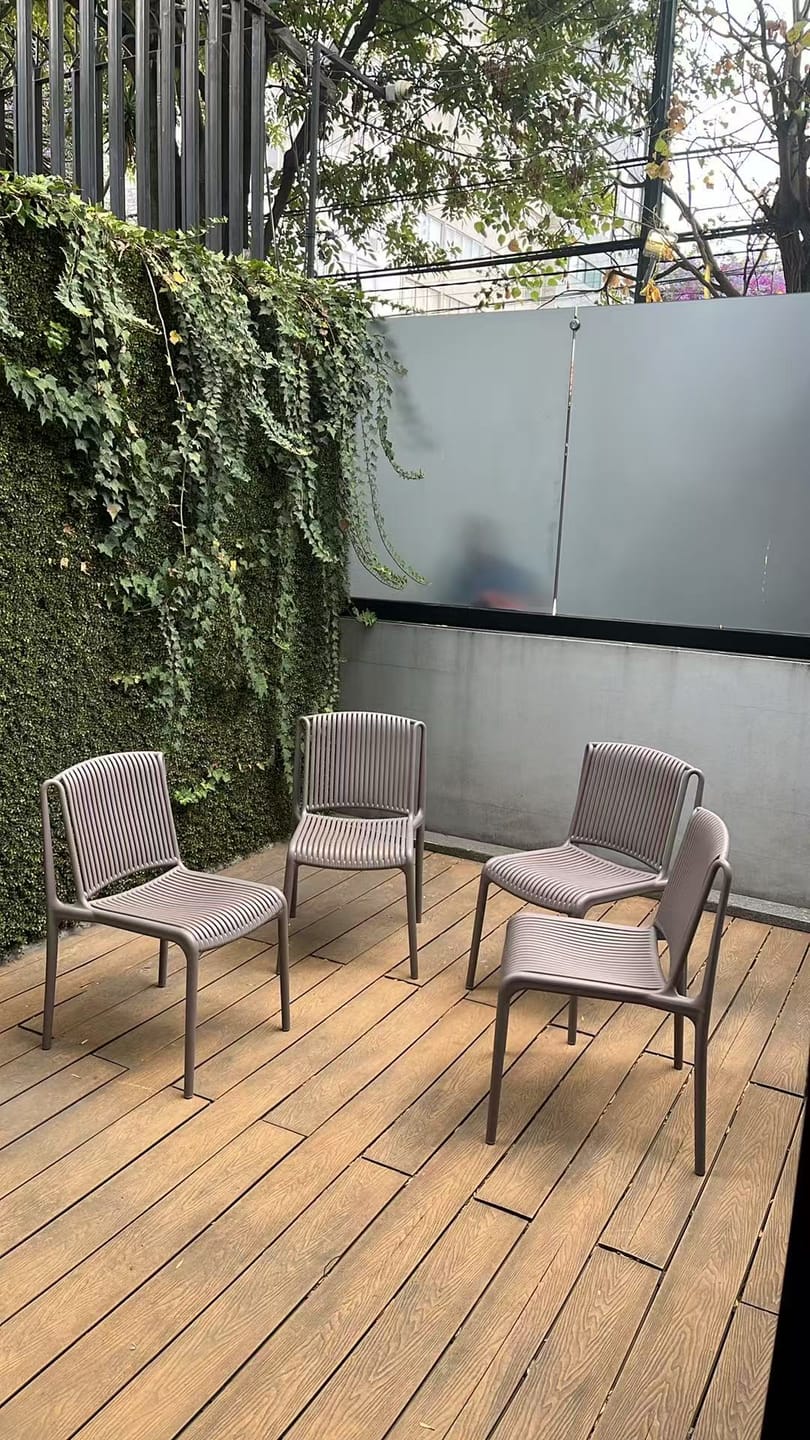 Customer photo review of Silla de exterior Creta
