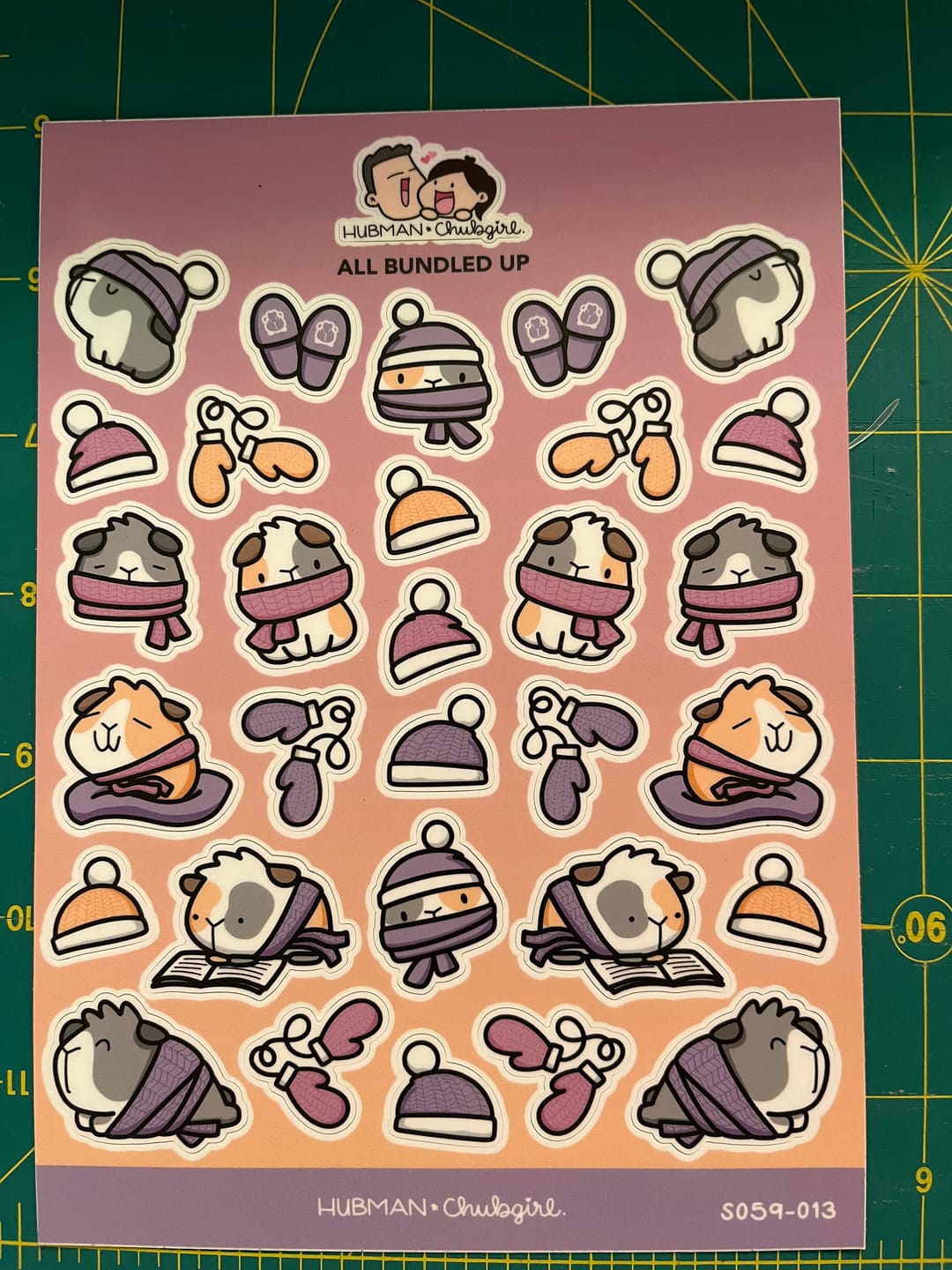 Customer photo review of All Bundled Up Sticker Sheet