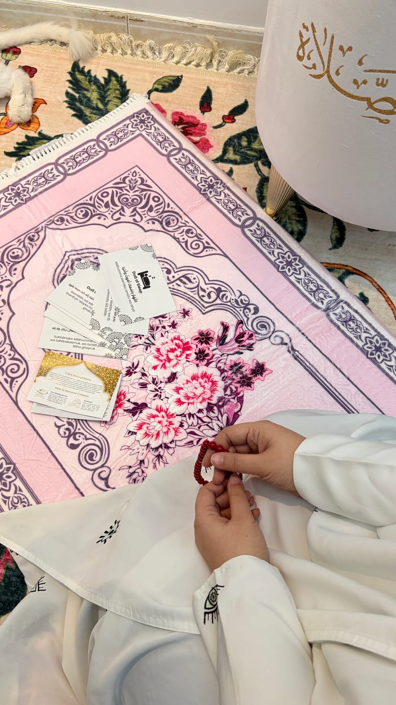 Customer photo review of Set of 13 Duaa Transparent Stickers