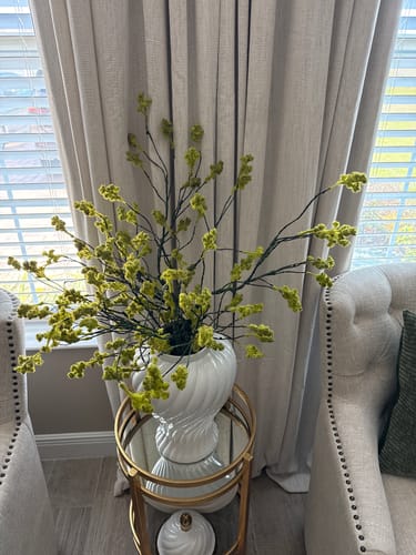 Customer photo review of Artificial Branch with Green Buds, High Quality Artificial Flower, DIY Flora, Home Decoration, Gifts, Home Decor by DesignedBy The Boss