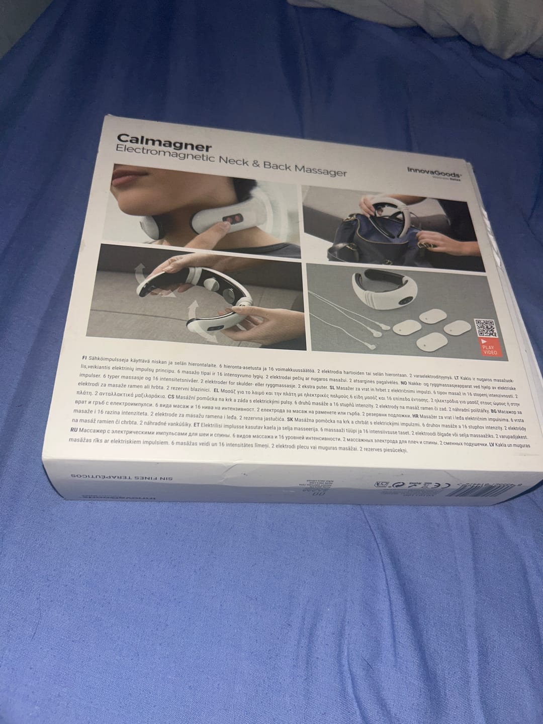 Customer photo review of Masajeador de cuello y espalda electromagnético