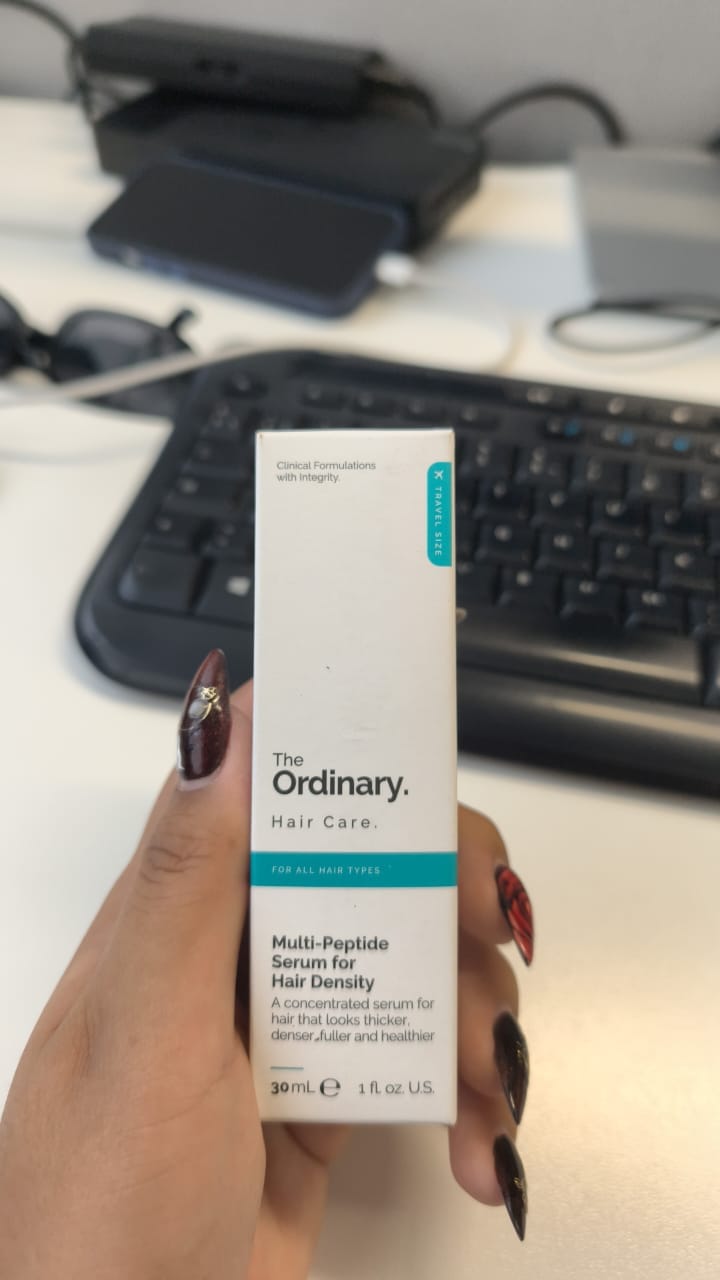 Customer photo review of Multi-Peptide Serum for Hair Density