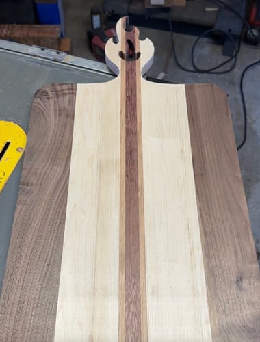Customer photo review of Flame Style 2 Handle Acrylic Router Template