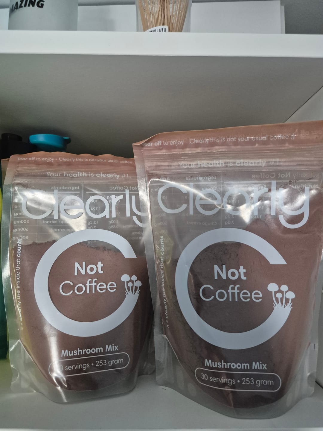 Customer photo review of Not Coffee