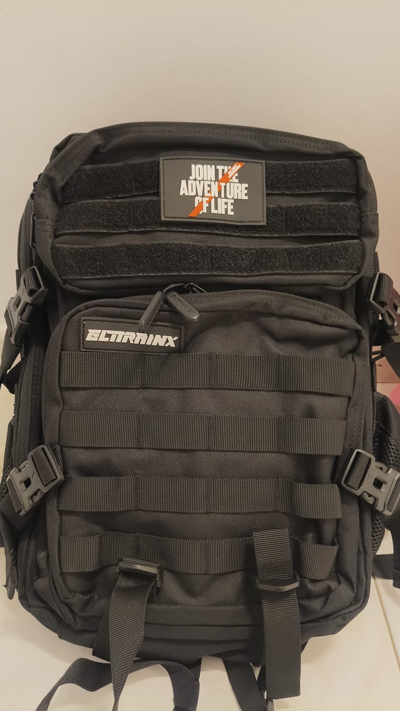 Customer photo review of Mochila Táctica 25L All in Negro - Envío 15 de abril