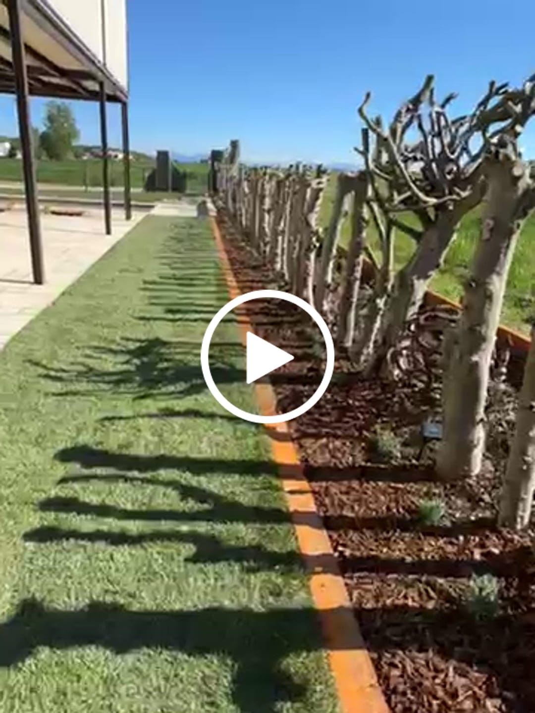 Customer video review of Rasenkante aus Cortenstahl