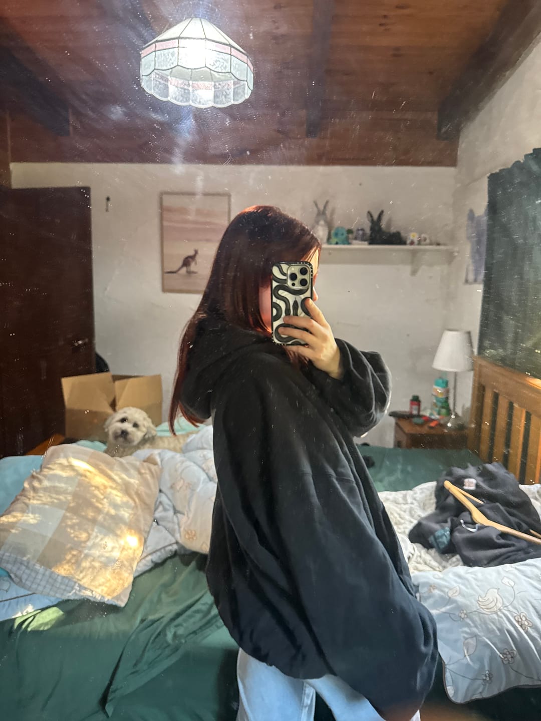 Customer photo review of Yeezy x Gap x Balenciaga Dove Hoodie 'Black'