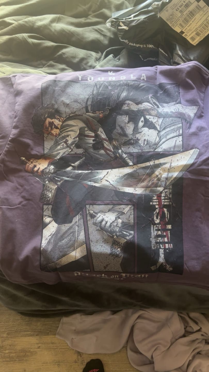 Customer photo review of 4191 - AOT©  x YLA Classic Tees