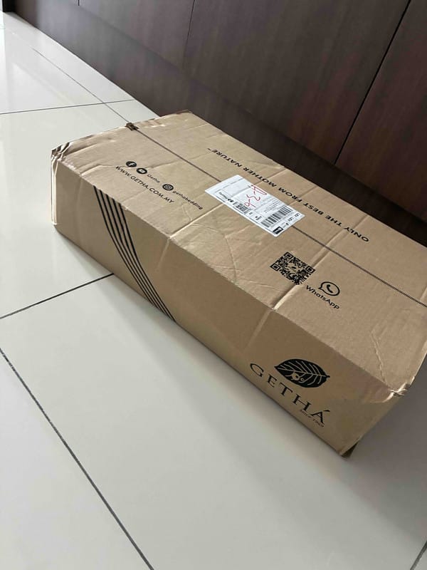 Customer photo review of Getha Contour Latex Pillow (Cotton Fabric / Tencel Fabric)