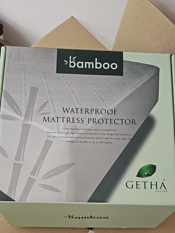 Customer photo review of Bamboo Waterproof Mattress Protector