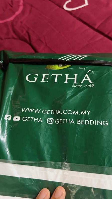 Customer photo review of Getha 100% Natural Latex Baby Pillow