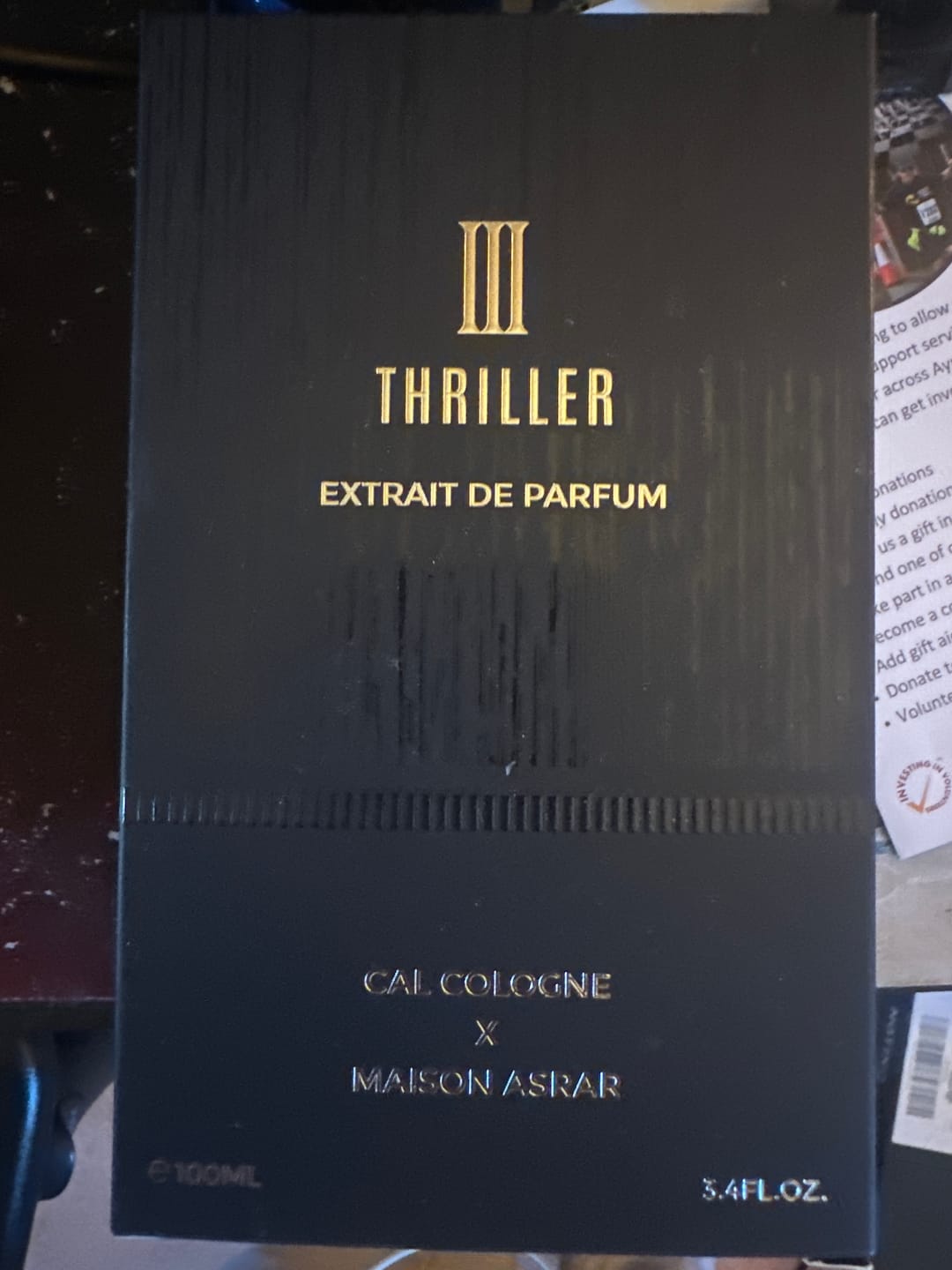 Customer photo review of III THRILLER EXTRAIT DE PARFUM