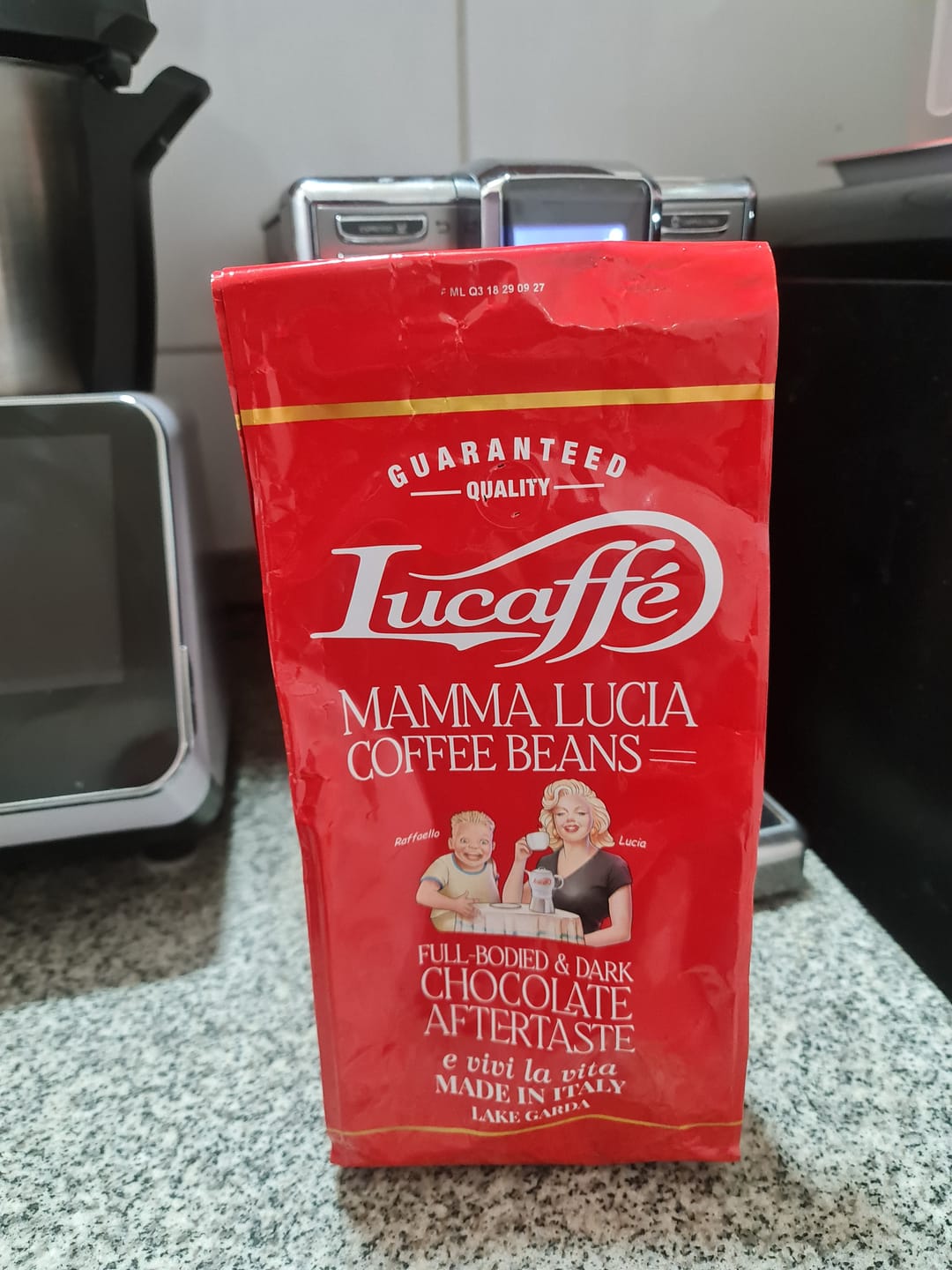 Customer photo review of Lucaffe Mamma Lucia 1 kg Grano Entero