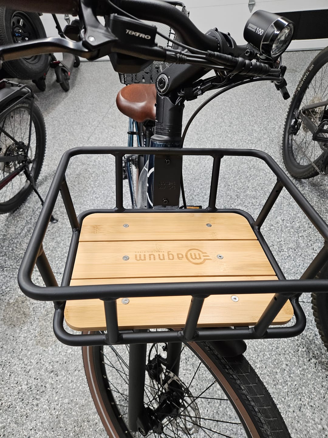 Customer photo review of Multi-Purpose Front Cargo Basket