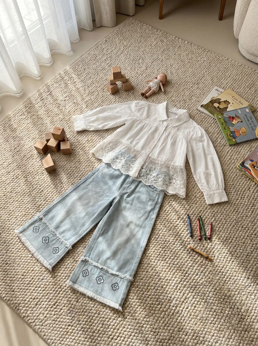 Customer photo review of Ivory Lace Heirloom Set