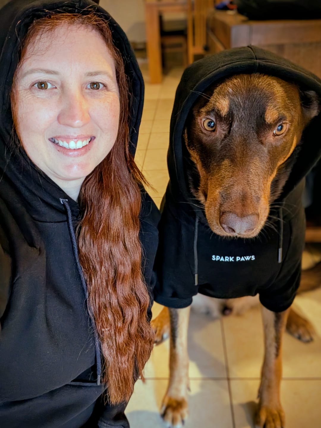 Customer photo review of Essential Human Hoodie - Black