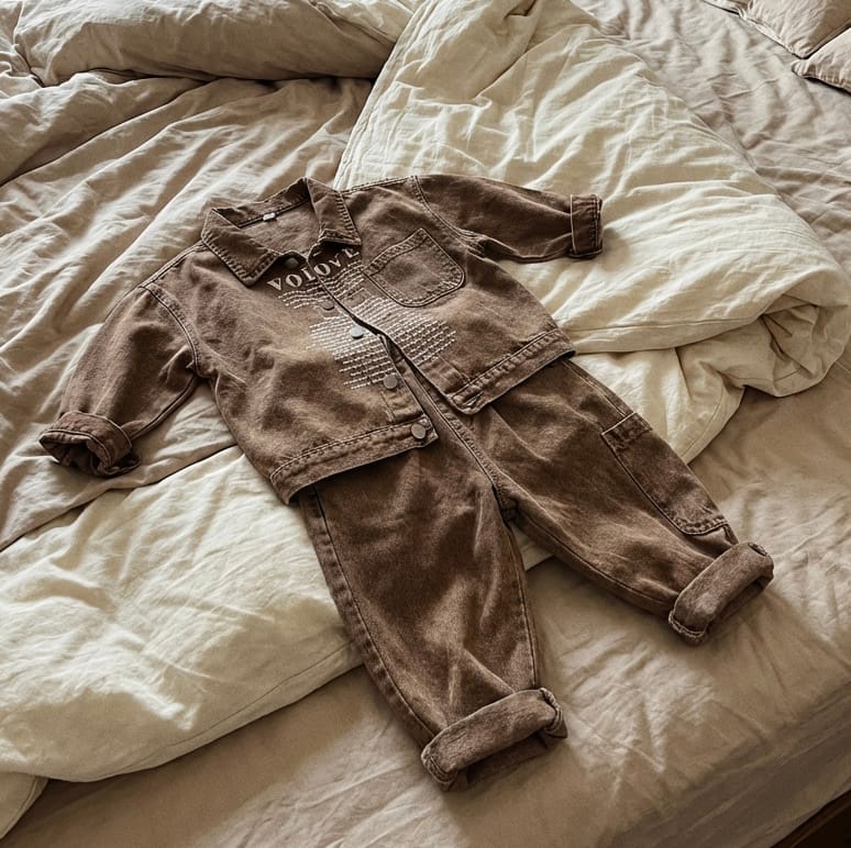 Customer photo review of Little Explorer Denim Set