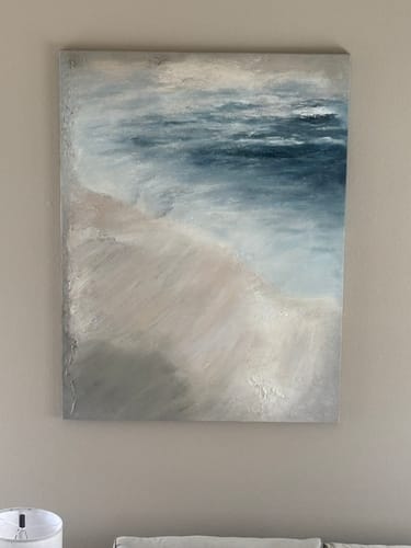 Customer review photo for Plaster Art Texture Painting #SG422