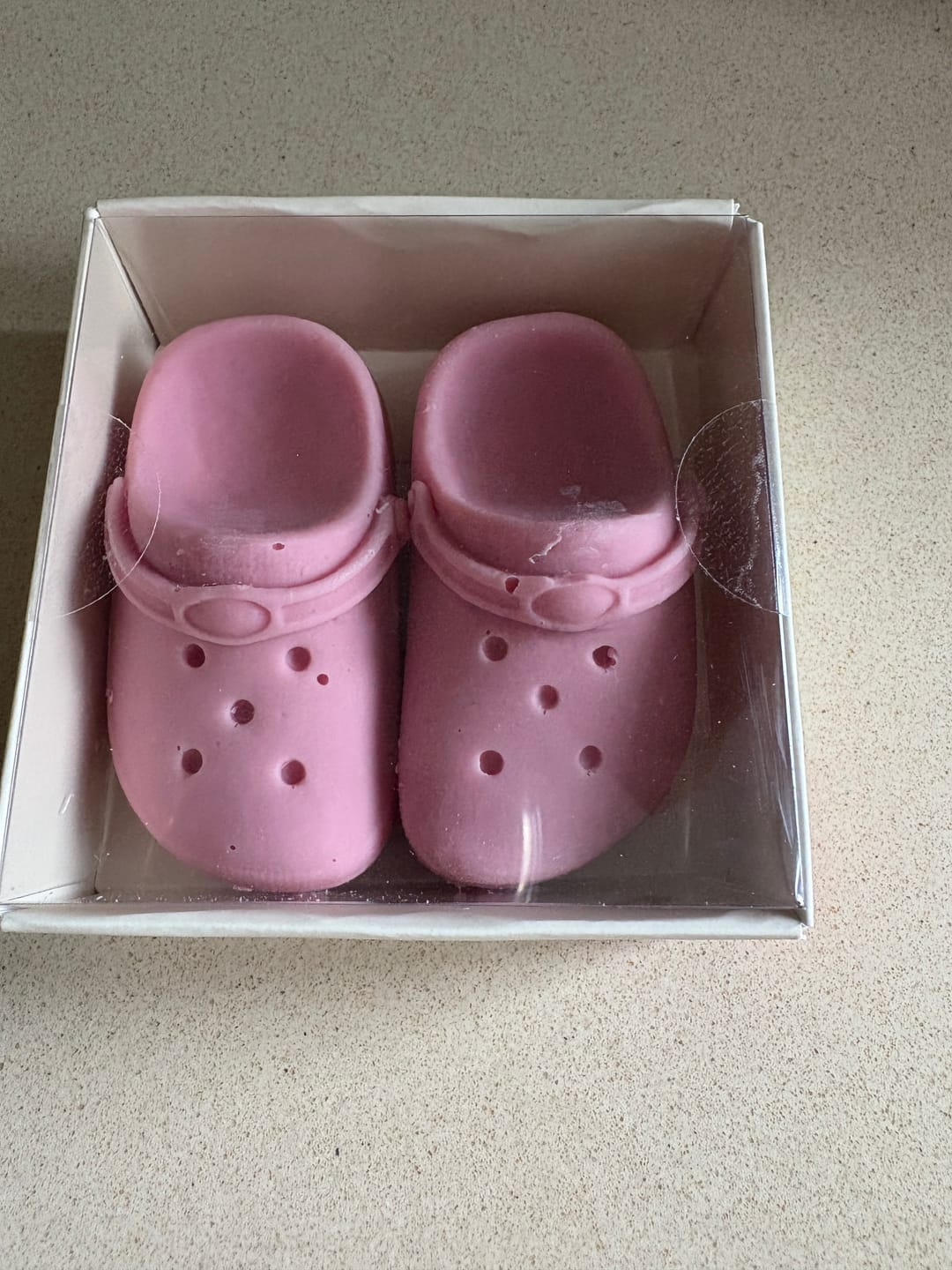 Customer photo review of Pink Chocolate Chocs