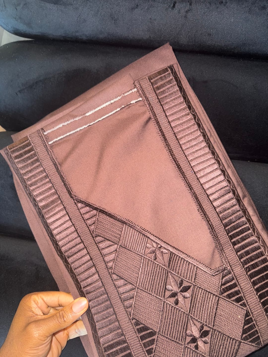 Customer photo review of Brown Coffee Agbada