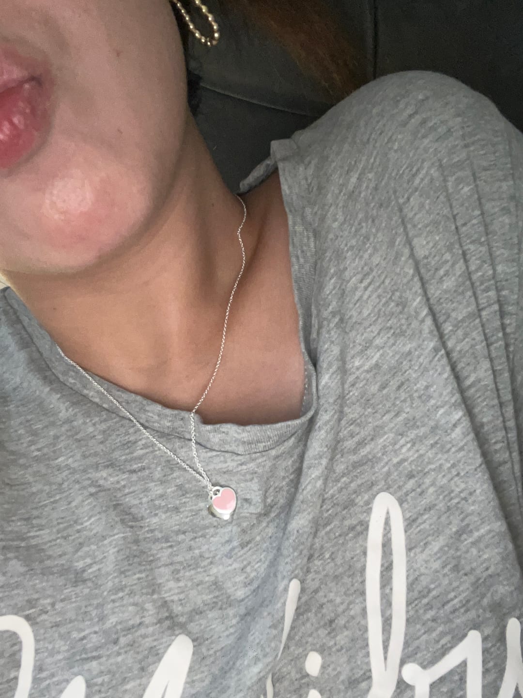 Customer photo review of Collar Tifanny Rosa Plata S925