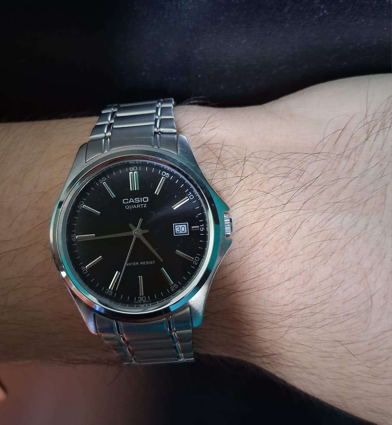 Customer photo review of Reloj Casio Análogo MTP-1183A-1A Negro Acero Inoxidable