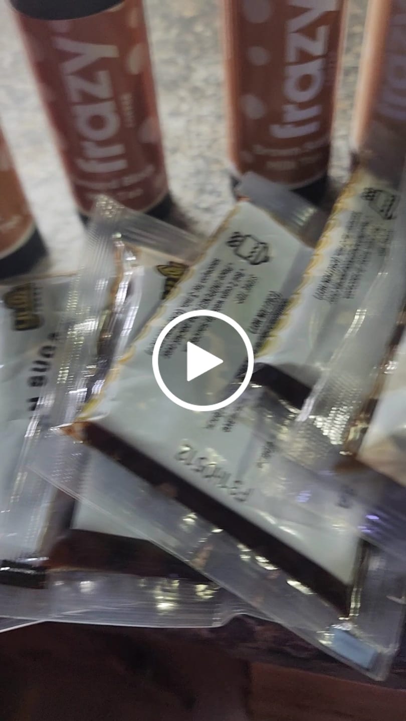 Customer video review of Almond Black Milk Tea (Boba)