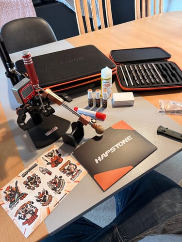 Customer photo review of Hapstone RS Ultra Knife Sharpener